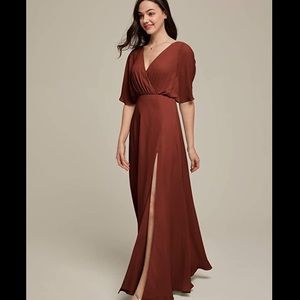 Rust Bridesmaid Dress